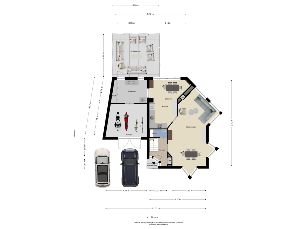 View floorplan of Begane Grond of Constantijnstraat 11