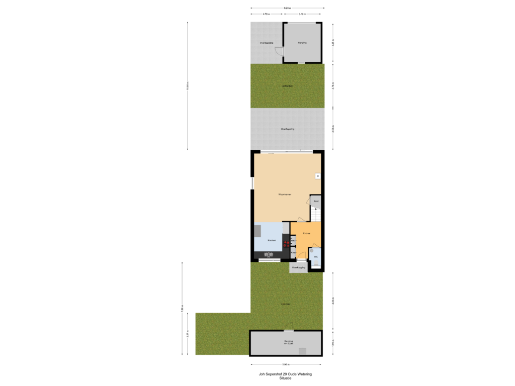 Bekijk plattegrond van Situatie van Joh. Sepershof 29