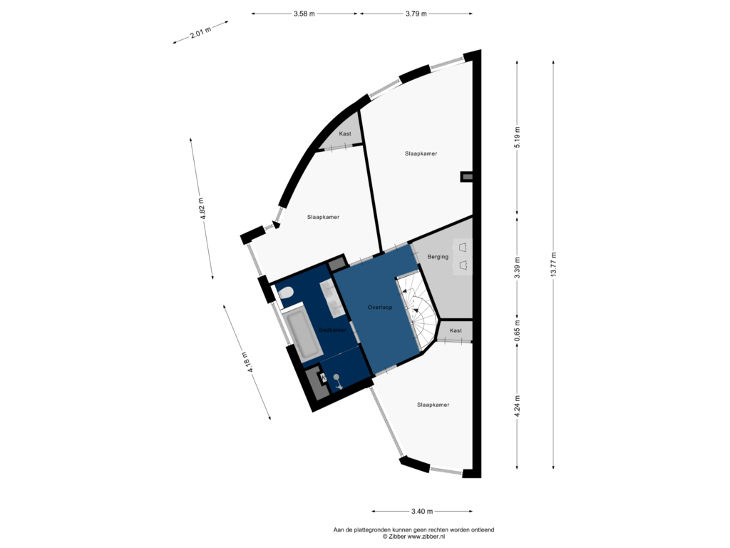 Bekijk plattegrond van Eerste verdieping van Maria Rutgersweg 82