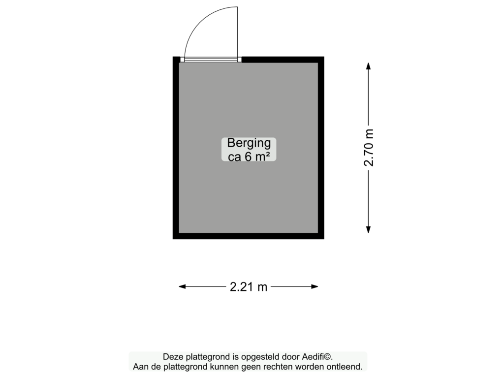 Bekijk plattegrond van Berging van Amkemaheerd 277