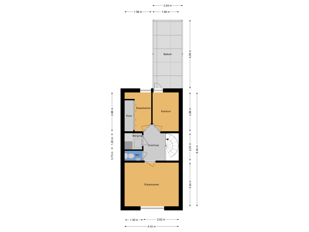 Bekijk plattegrond van Eerste verdieping van Klaas Benninkstraat 27