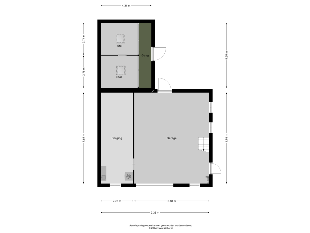 Bekijk plattegrond van Garage van Maasdijk 9