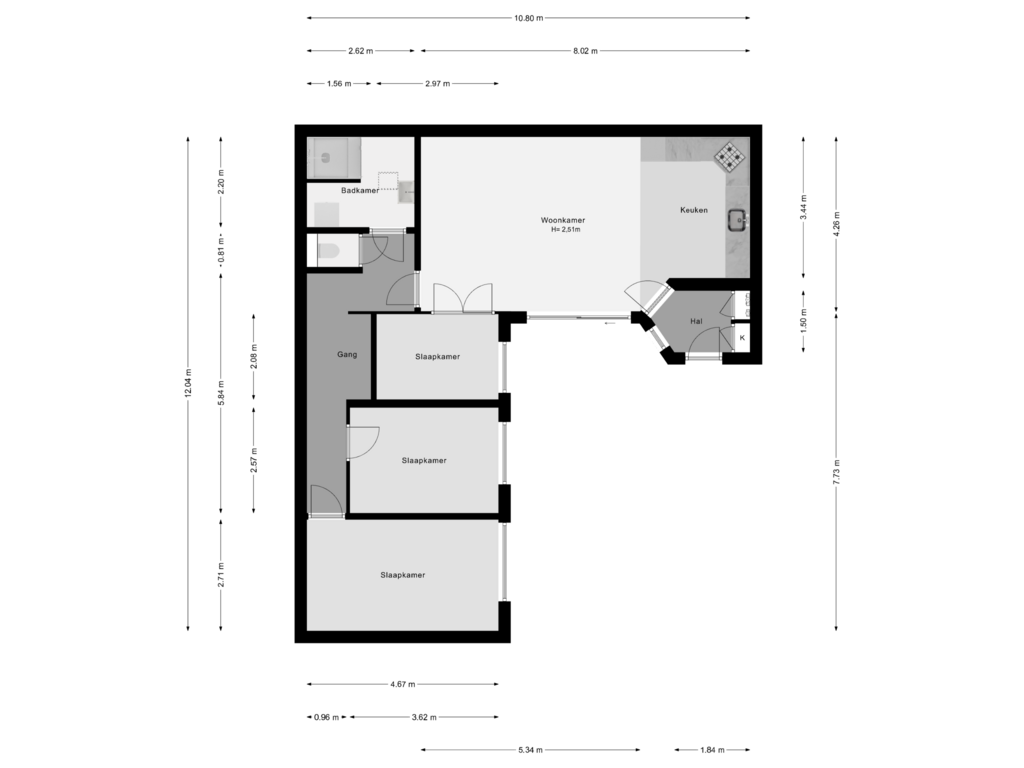 Bekijk plattegrond van Begane Grond van Henkenshagewal 11