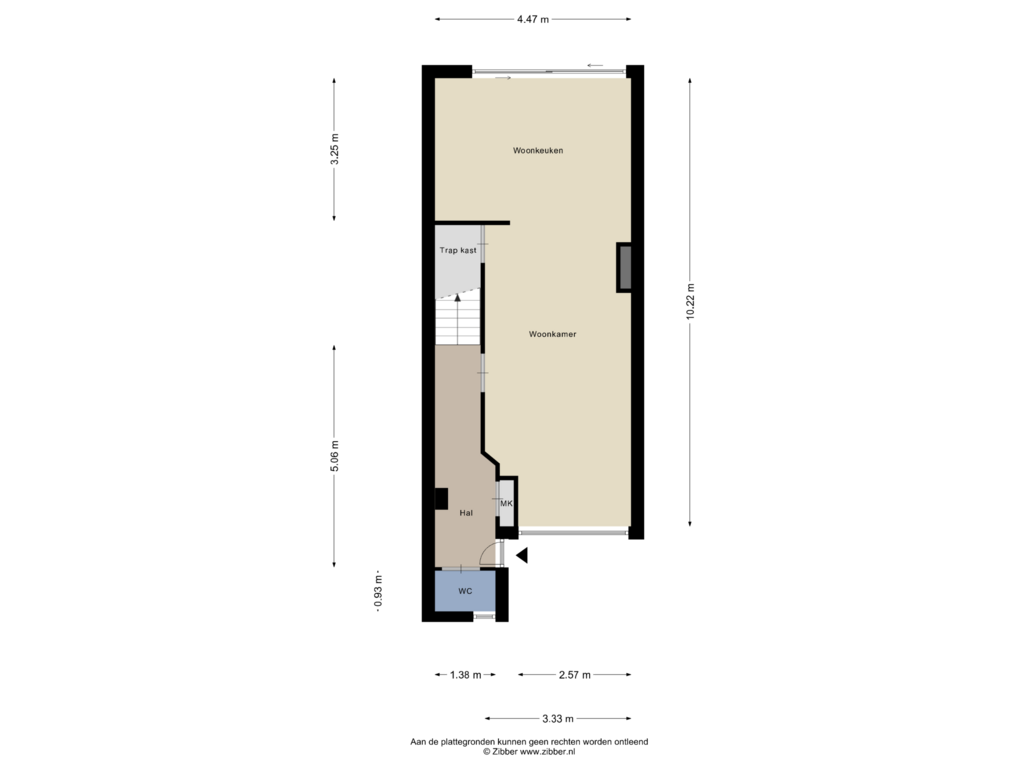 Bekijk plattegrond van Begane Grond van Snijderstraat 2