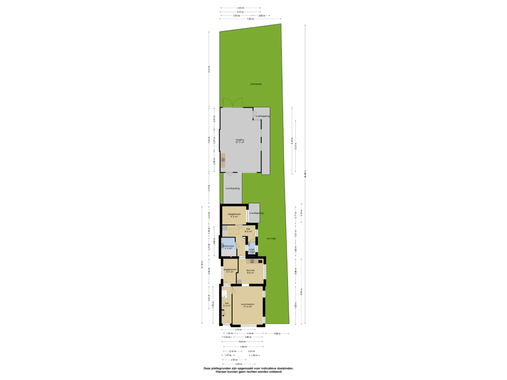 View floorplan of overzicht woning of Friese Streek 27