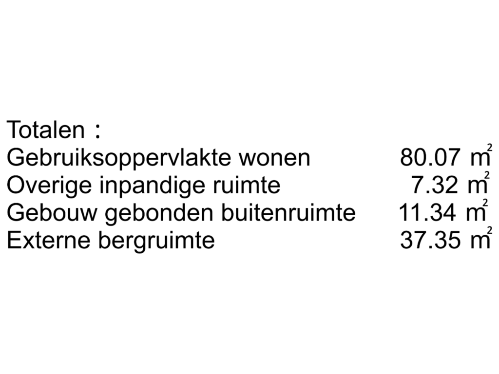 View floorplan of Totalen of Friese Streek 27