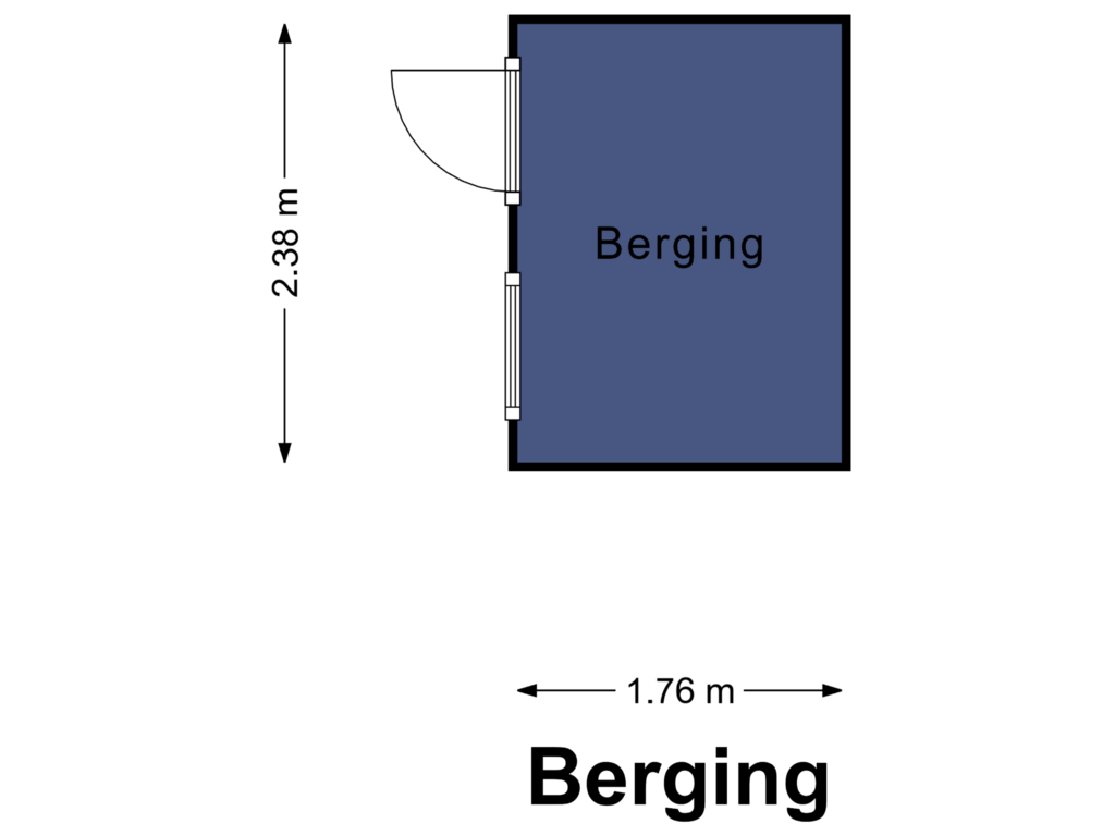 Bekijk plattegrond van Tuinhuis van Lisztstraat 2