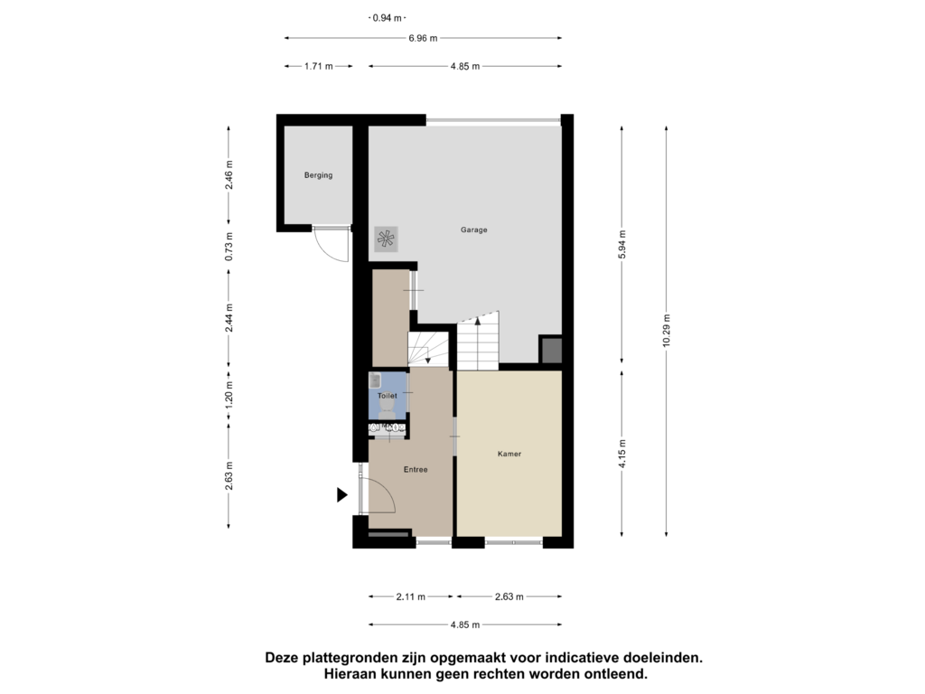 Bekijk plattegrond van Begane Grond van Parkzijde 99