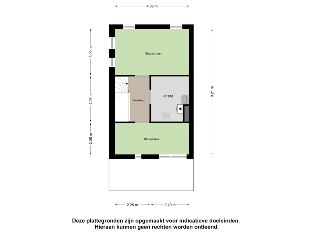 Bekijk plattegrond van Derde Verdieping van Parkzijde 99