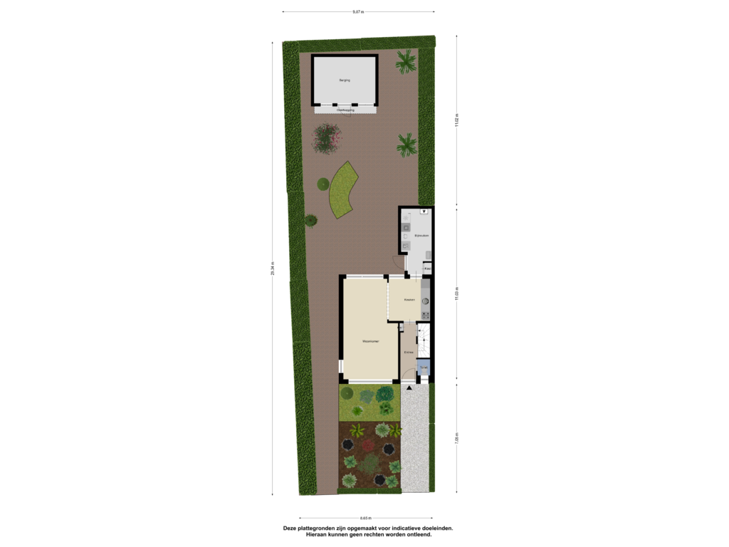 Bekijk plattegrond van Begane Grond Tuin van Burmaniastraat 35