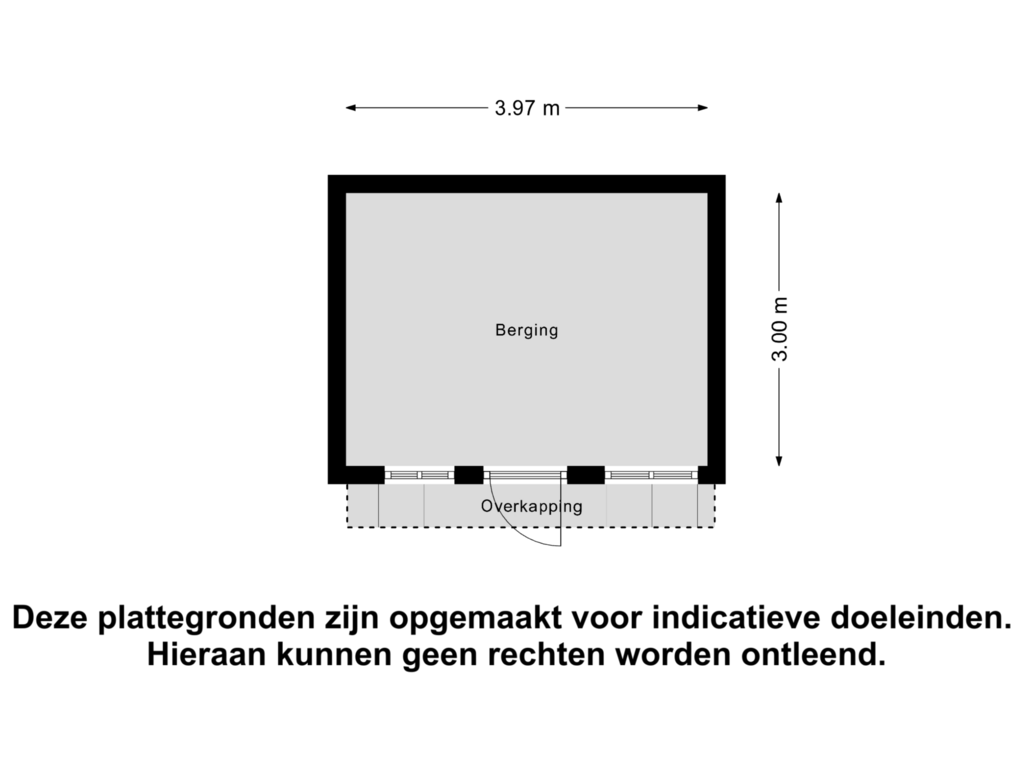 Bekijk plattegrond van Berging van Burmaniastraat 35