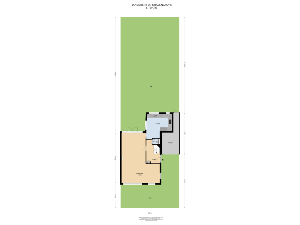 Bekijk plattegrond van Situatie van Jan Albert de Gravenlaan 6