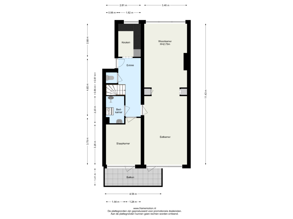 Bekijk plattegrond van Begane Grond van Schepenstraat 120-A