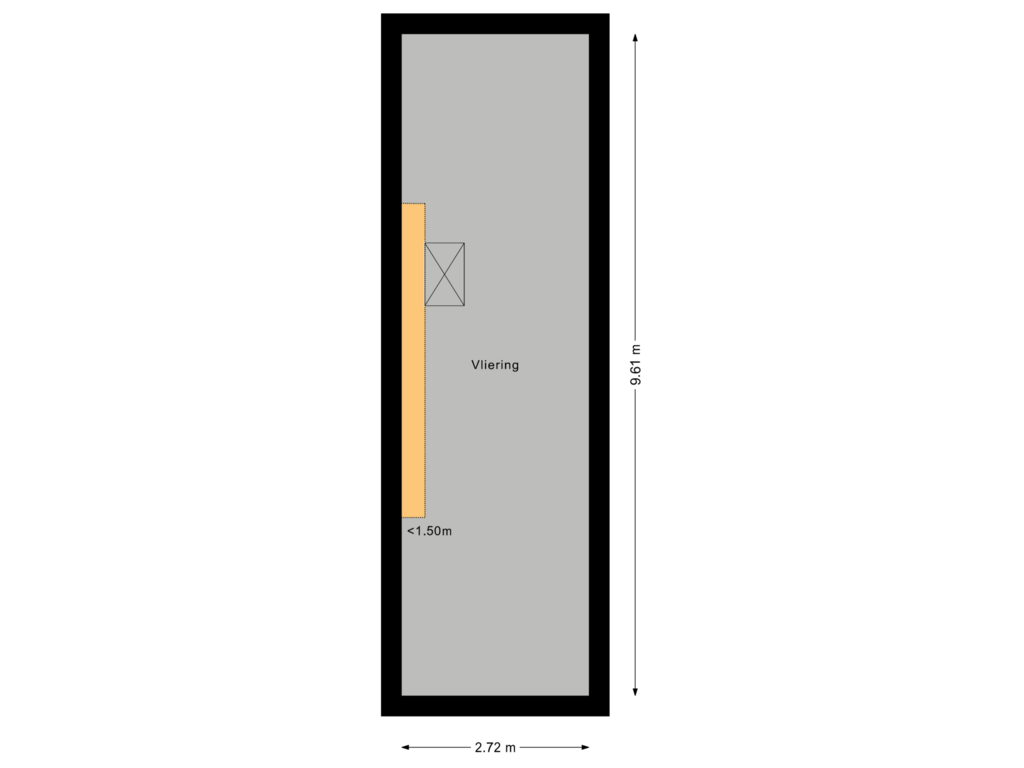 View floorplan of Tweede Verdieping of M.C.Verloopweg 19