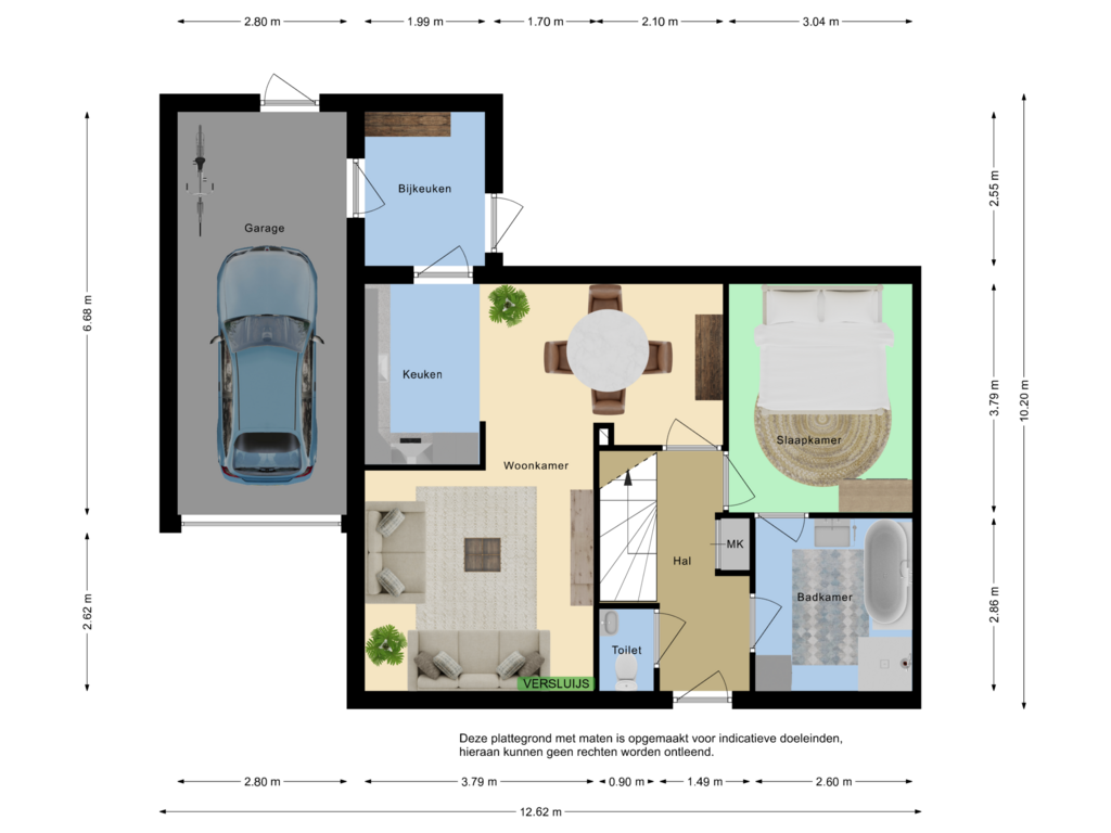 View floorplan of First floor of Peurssensstraat 51