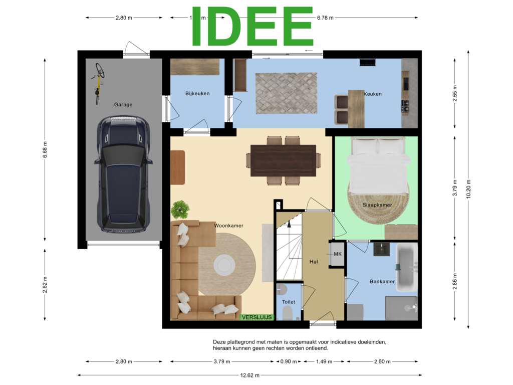 View floorplan of First floor IDEE of Peurssensstraat 51