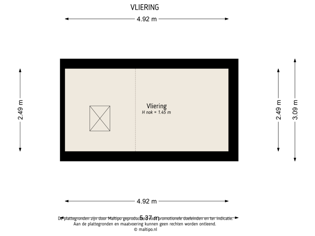 Bekijk plattegrond van Vliering van Albert van Dalsumlaan 9