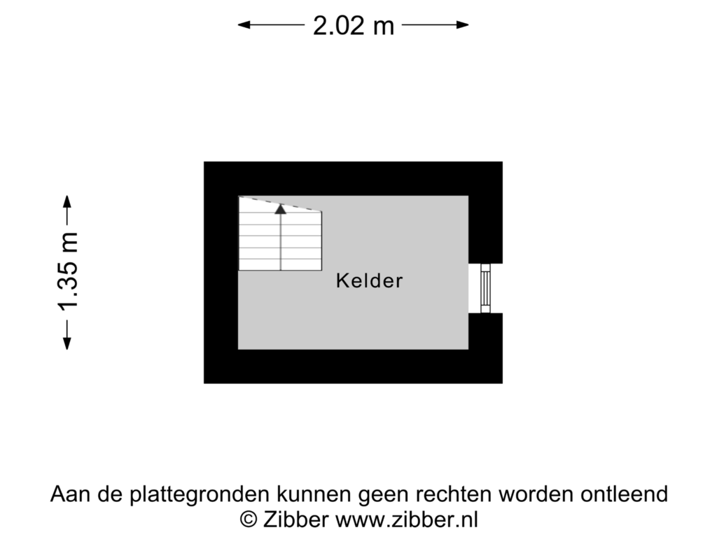 Bekijk plattegrond van Kelder van It West 16