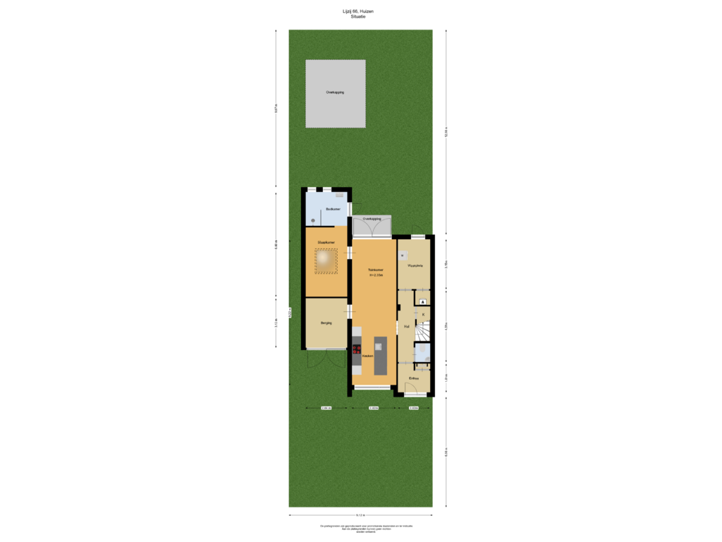 View floorplan of Situatie of Lijzij 66