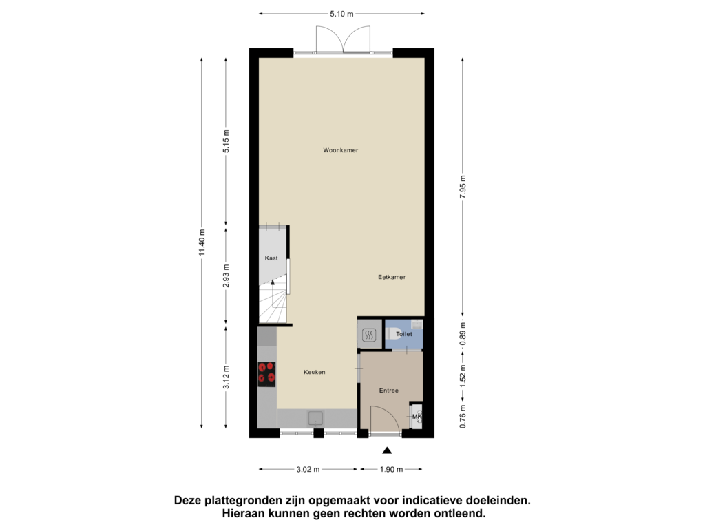 Bekijk plattegrond van Begane Grond van Schoolmeesterwaard 13