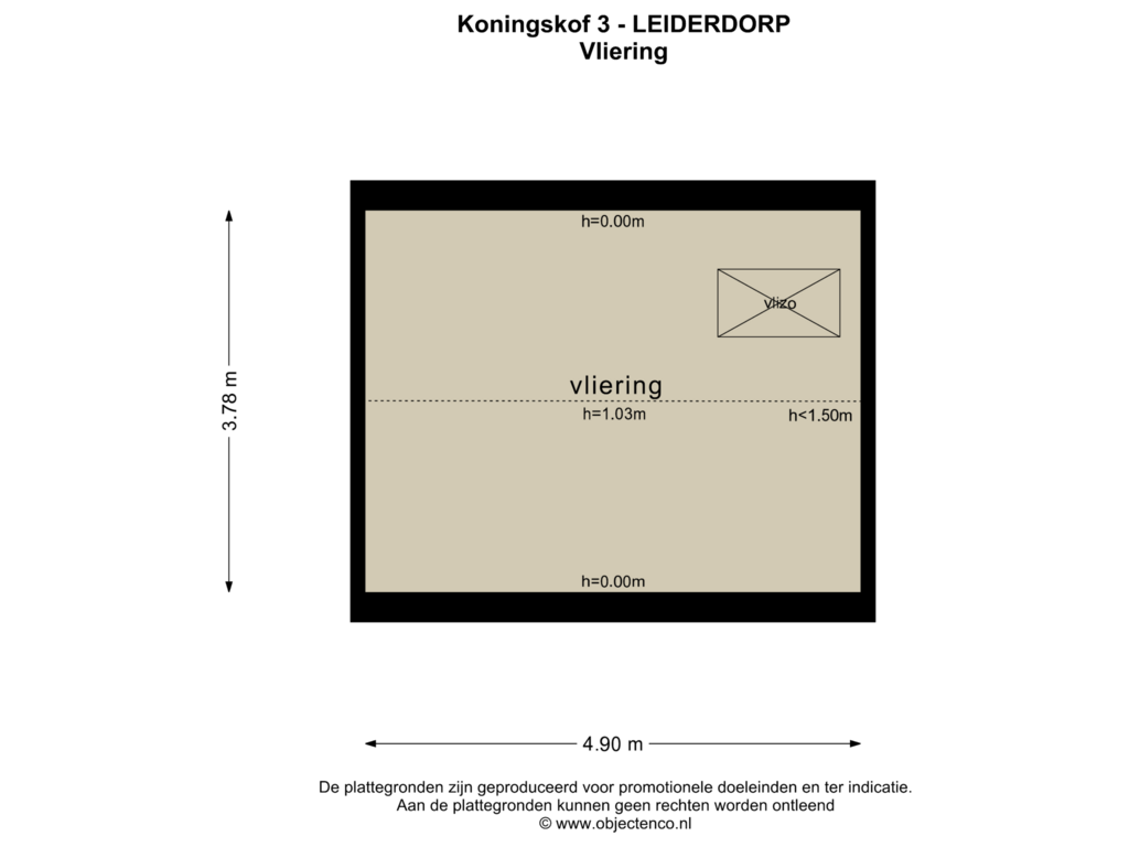 Bekijk plattegrond van VLIERING van Koningshof 3