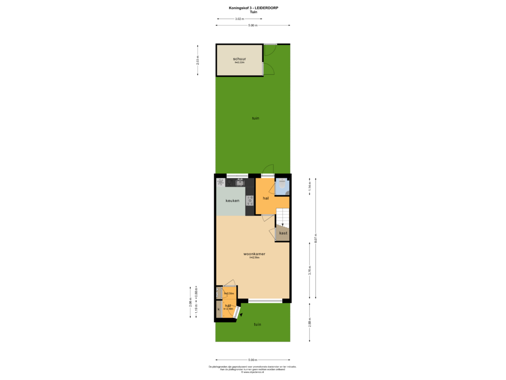 Bekijk plattegrond van TUIN van Koningshof 3