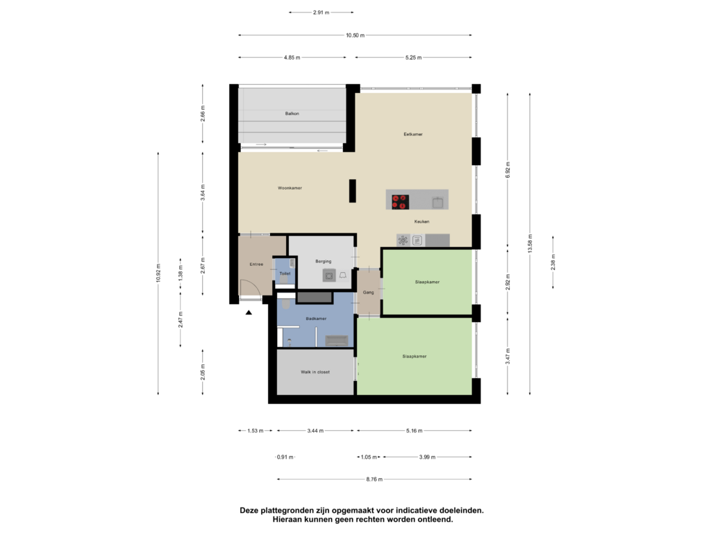 Bekijk plattegrond van Appartement van de Deel 21-14