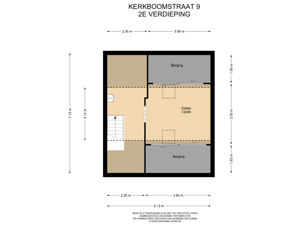 Bekijk plattegrond van 2E Verdieping van Kerkboomstraat 9