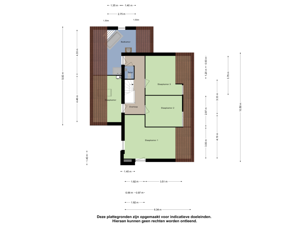 Bekijk plattegrond van Eerste Verdieping van De Sikkel 9