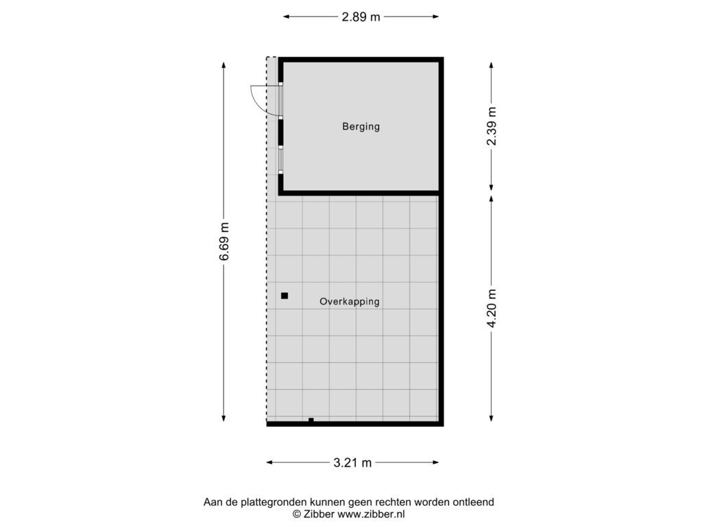 View floorplan of Berging of Muntmeester 469