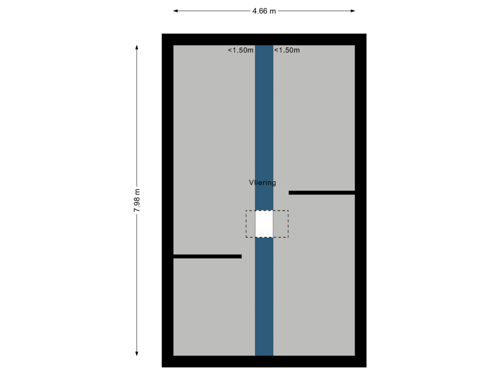 Bekijk plattegrond van Vliering van Hoogstraat 7