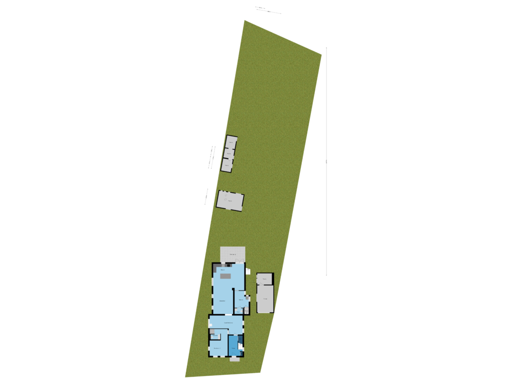 Bekijk plattegrond van Situatie van Hoogstraat 7