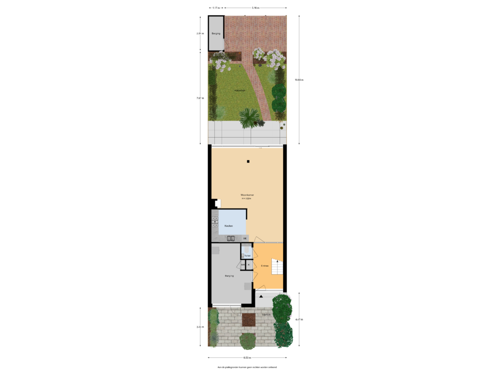 View floorplan of Situatie of Reigerstraat 15