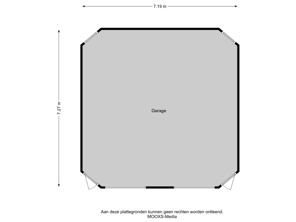 Bekijk plattegrond van Garage van Vroonland 11