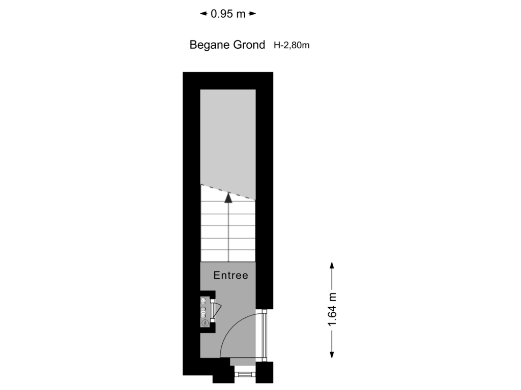 Bekijk plattegrond van Begane Grond van Drogersdijk 18