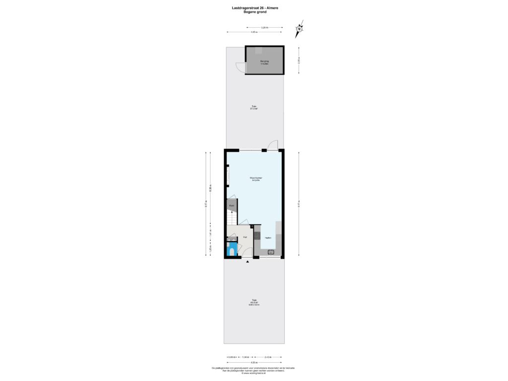 Bekijk plattegrond van Begane_grond van Lastdragerstraat 26