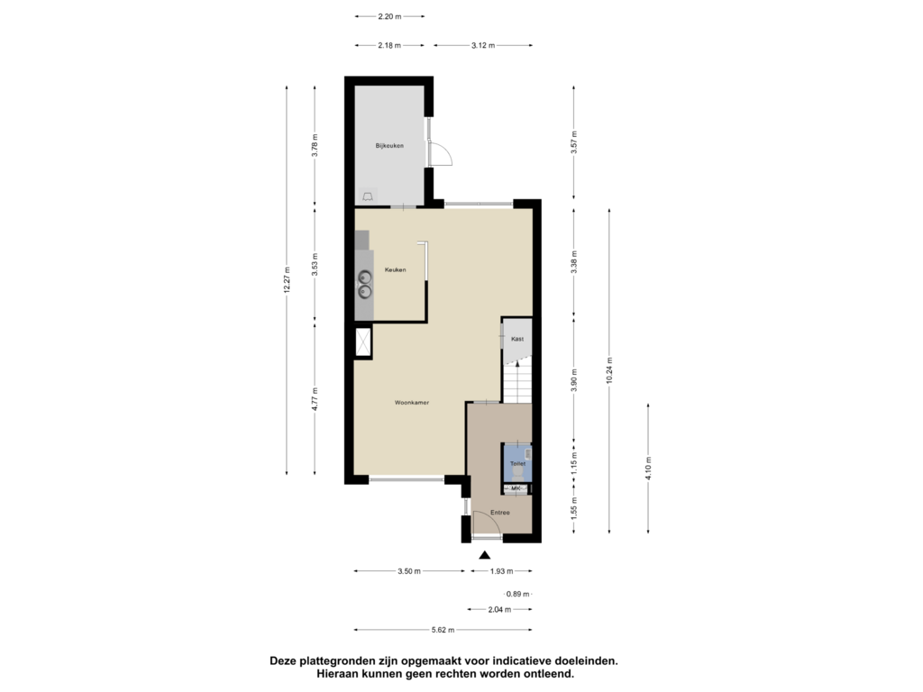 Bekijk plattegrond van Begane Grond van De Volmer 156