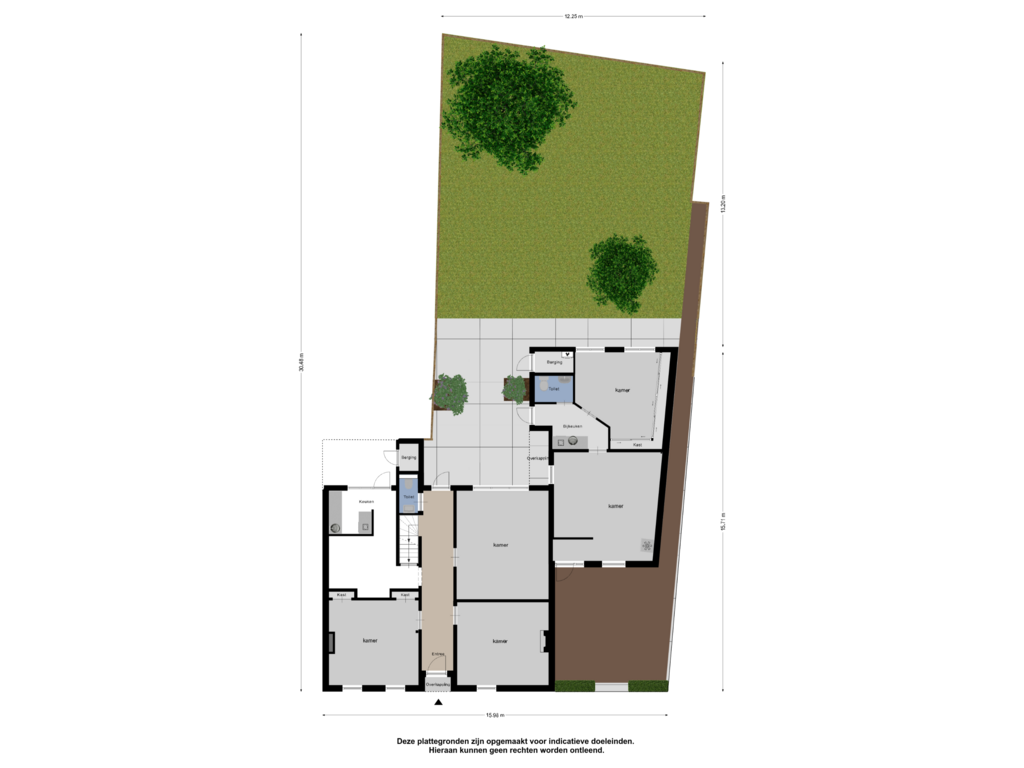 Bekijk plattegrond van Begane Grond - Tuin van Utrechtsestraat 5