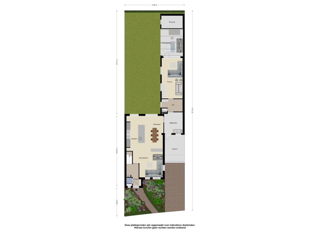 Bekijk plattegrond van Begane Grond_Tuin van Lange Akker 18