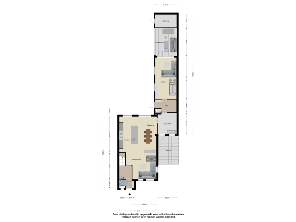 Bekijk plattegrond van Begane Grond van Lange Akker 18