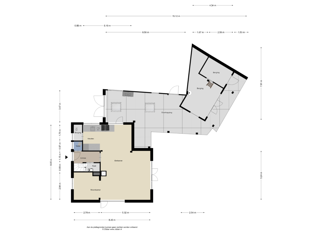 Bekijk plattegrond van Begane grond van Beatrixlaan 18