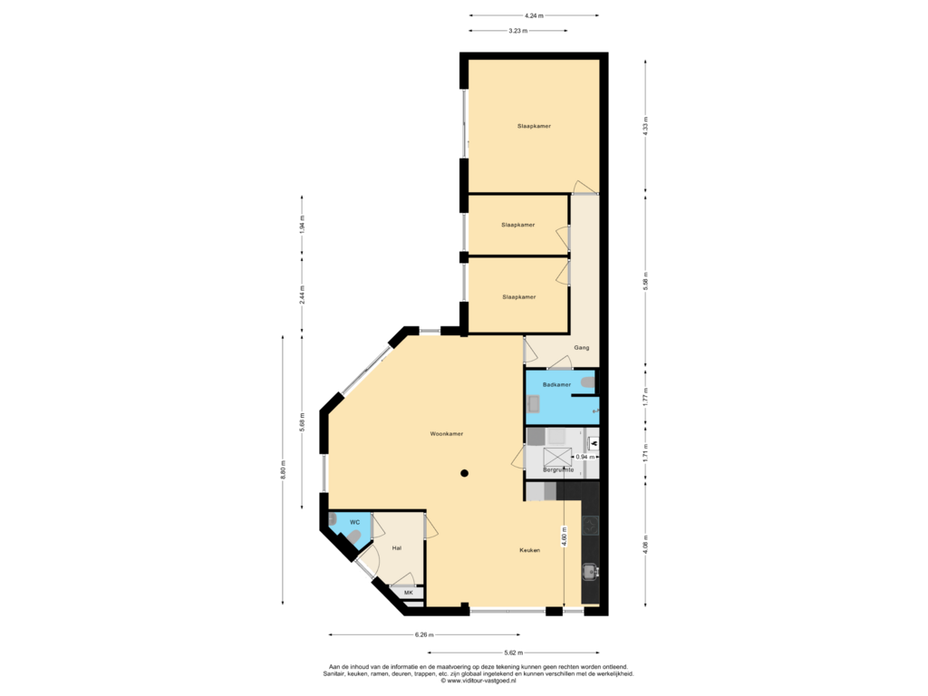 Bekijk plattegrond van Begane Grond van Willem Elsschotlaan 43