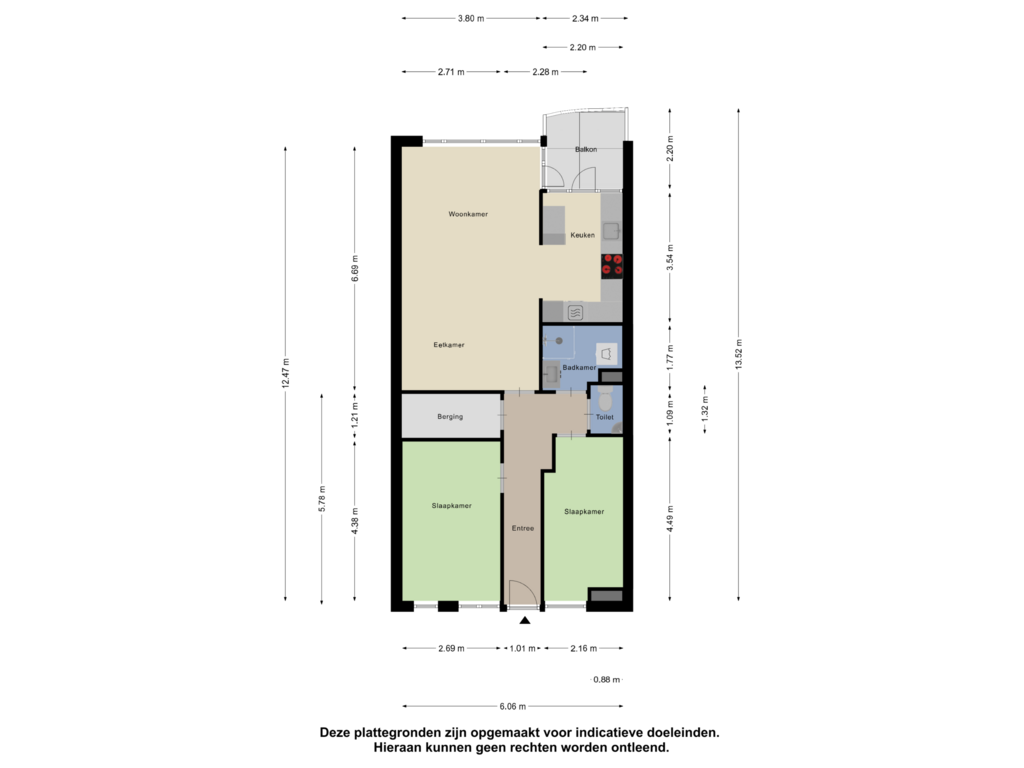 Bekijk plattegrond van Appartement van Rietdekkerweg 100