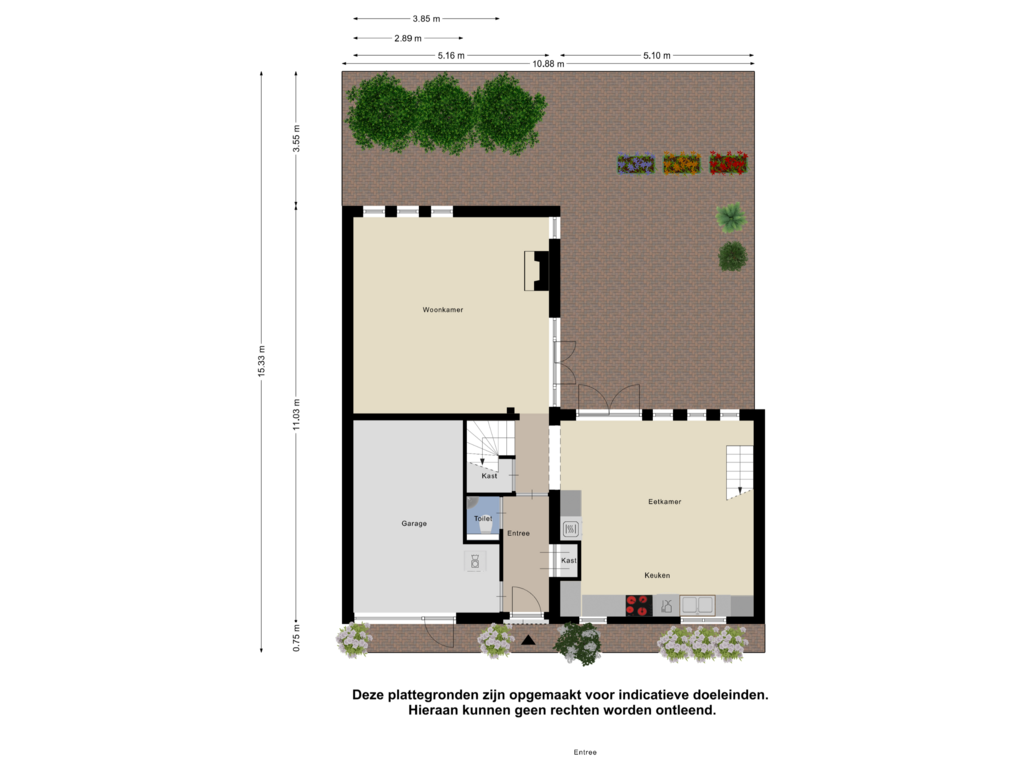 View floorplan of Begane Grond_Tuin of Lissenvaart 136