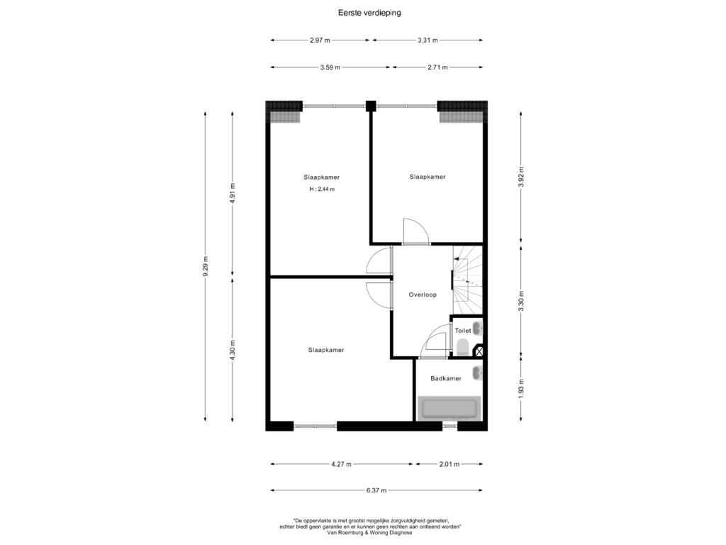 Bekijk plattegrond van Eerste verdieping van Stuurboord 1