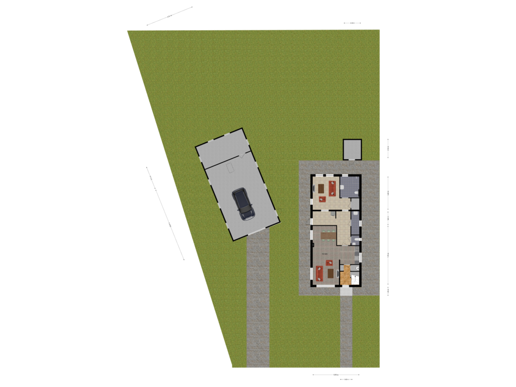 Bekijk plattegrond van Begane Grond Met Tuin van Gerritsweg 17