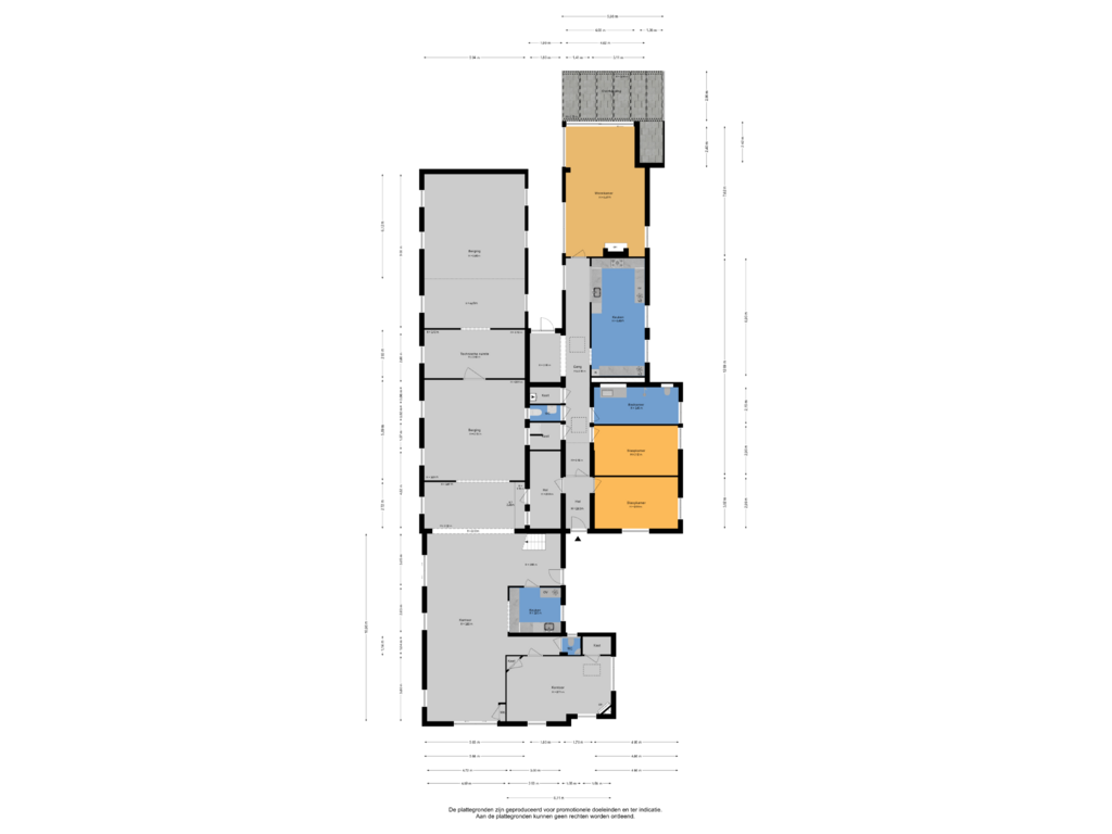 Bekijk plattegrond van Begane grond van Kayersdijk 122