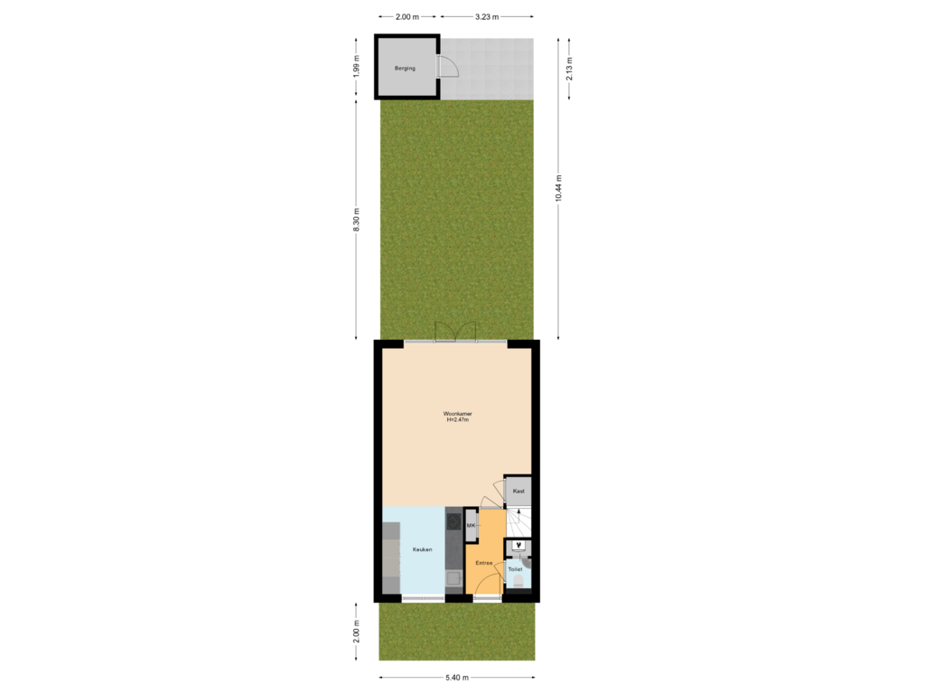 Bekijk plattegrond van Situatie van Dennenhof 24