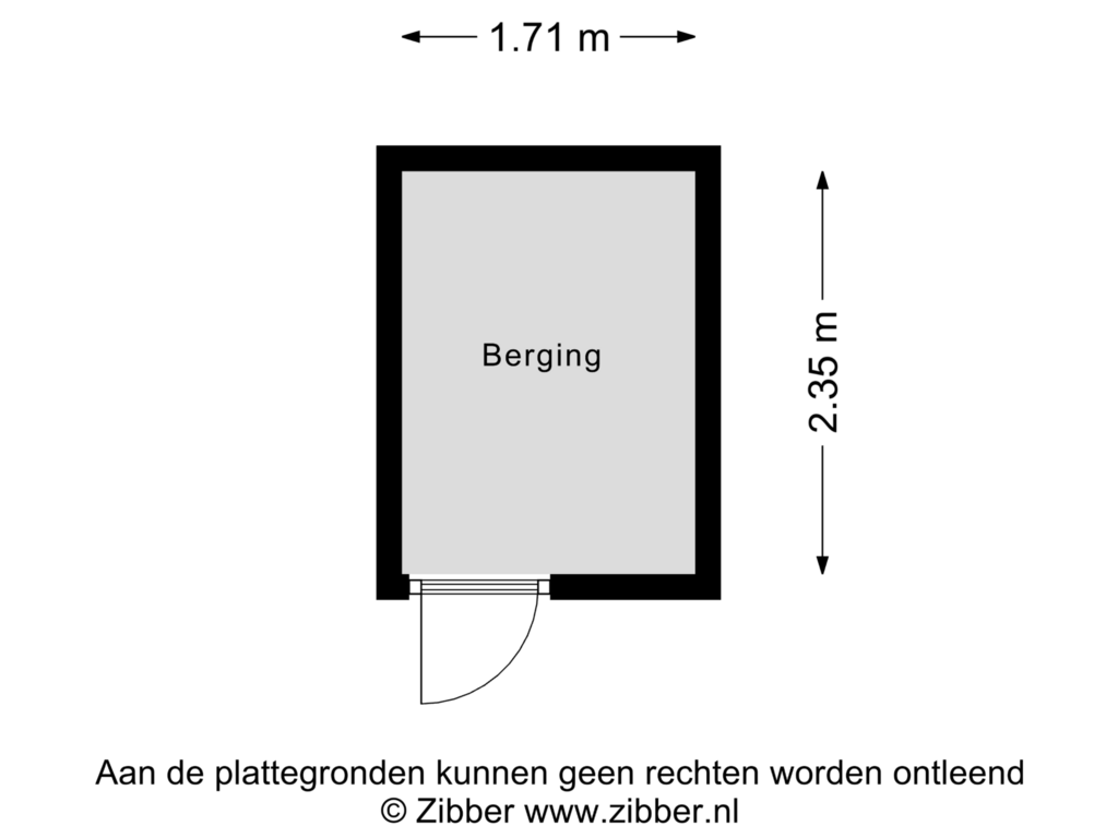 Bekijk plattegrond van Berging van Tjaarda 214