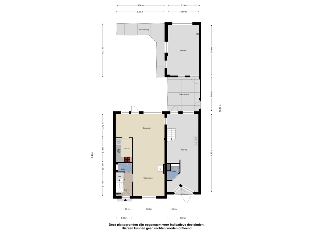 Bekijk plattegrond van Begane Grond van Duifstraat 65